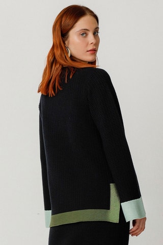 Camisola em algodão biológico Lihuri - Preto