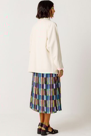 Casaco em algodão biológico Madalen - Bege