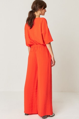 Calças palazzo Klodin - Vermelho