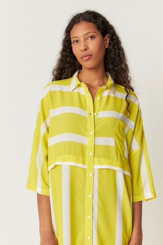 Vestido-camisa Lisabe - Amarelo