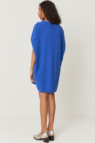 Vestido direito Leiun - Azul