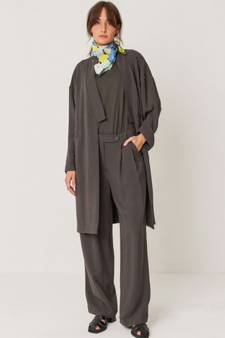 Calças direitas Haide - Cinzento