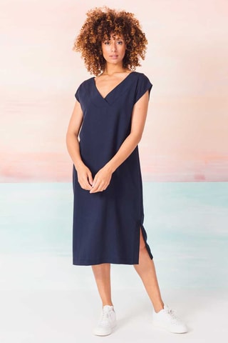 Vestido direito Aian - Azul-marinho - Azul-marinho