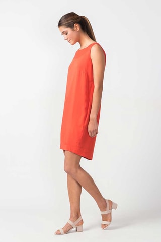 Vestido direito Anix - Vermelho - Vermelho