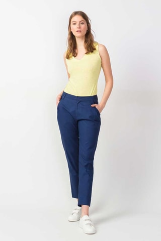 Top em algodão biológico Hamabost - Amarelo - Amarelo