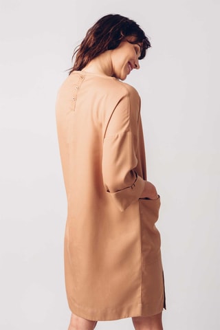 Vestido direito Adar - Camel - Caqui