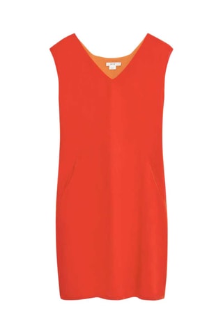 Vestido direito Zerua - Laranja - Laranja-claro