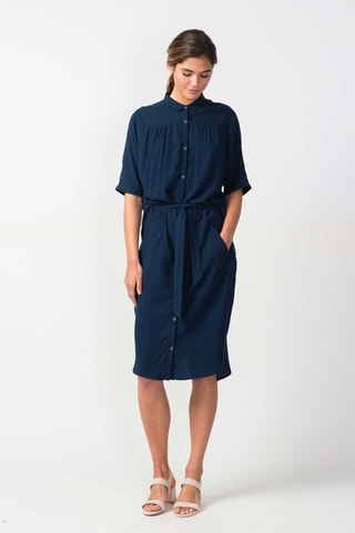 Vestido-camisa Urrika - Azul-marinho - Azul-marinho