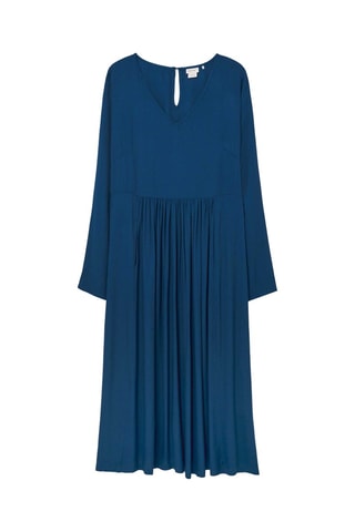 Vestido midi Iraida - Azul-petróleo - Azul-escuro