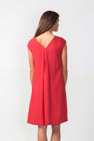 Vestido direito Olaia - Vermelho - Vermelho