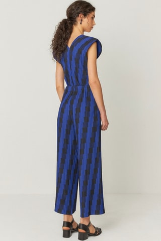 Top plissado Berta - Azul