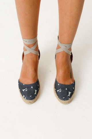 Alpargatas com cunha Hondar - Preto