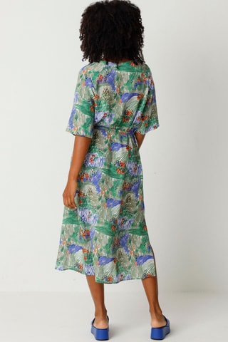 Vestido midi Kora - Multicor