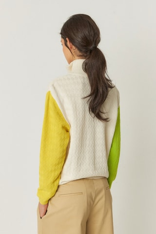 Camisola em algodão biológico Edurte - Bege