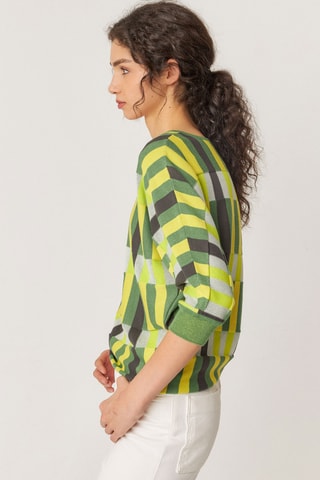 Camisola em algodão biológico Naike - Multicor