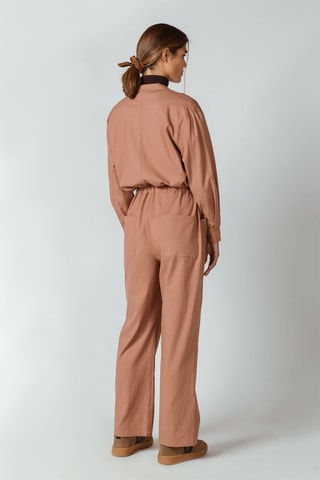 Macacão em algodão biológico Itziar - Castanho-claro - Castanho-claro