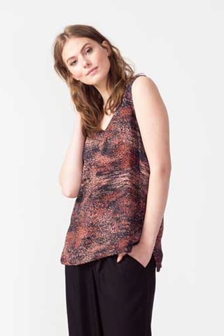 Top Narea - Preto - Rosa