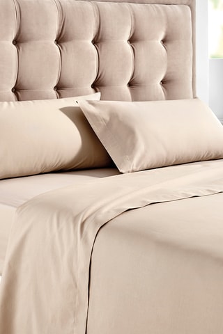 Lenzuolo sotto in cotone 140 fili/cm² - Beige