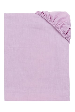 Lenzuolo sotto in cotone 55 fili/cm² - Viola