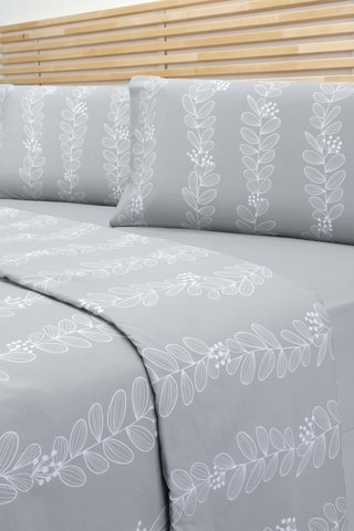 Parure copripiumino - Grigio e bianco