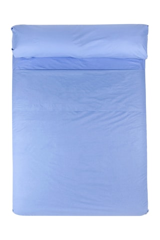 Parure lenzuola in cotone 150 fili/cm² - Blu