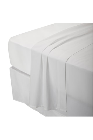 Parure lenzuola in cotone 79 fili/cm² - Bianco