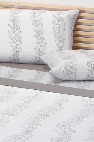 Parure lenzuola - Beige e bianco