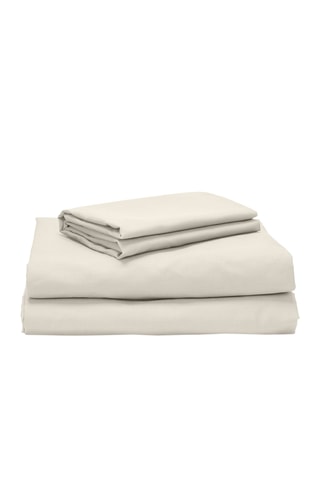 Parure lenzuola in cotone 59 fili/cm² - Beige