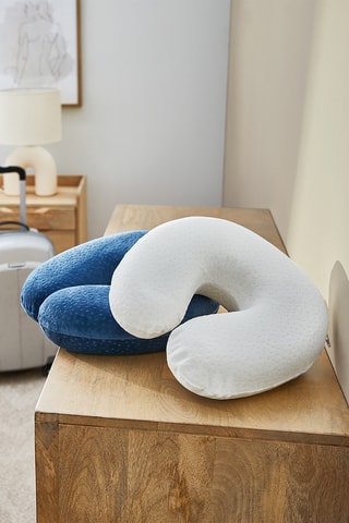 Guanciale da viaggio - Semirigido - Bianco