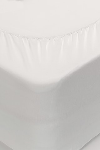 Coprimaterasso in flanella - Bianco