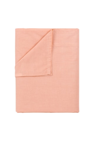 Lenzuolo sopra in cotone 55 fili/cm² - Salmone