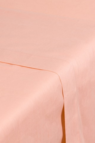 Lenzuolo sopra in cotone 55 fili/cm² - Salmone