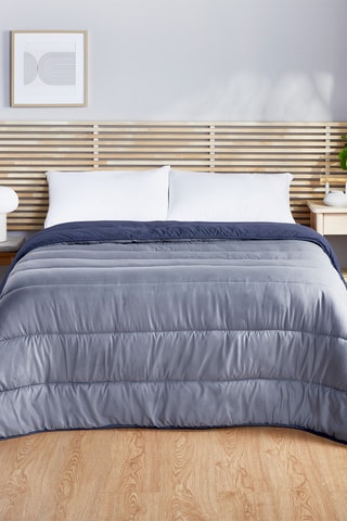 Trapunta - Grigio e blu