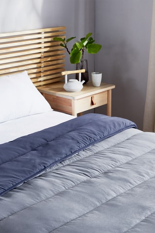 Trapunta - Grigio e blu