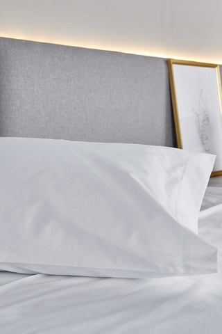 Parure lenzuola in cotone 118 fili/cm² - Bianco