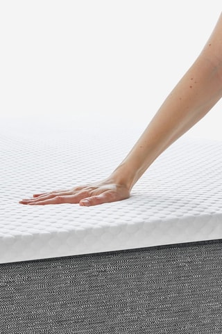 Topper in fibre di bambù - Bianco