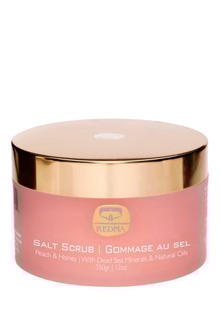 Gommage corps au sel - Pêche et miel - 350 g