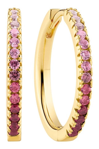 Argolas - Prata banhada a ouro amarelo