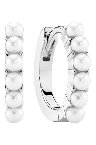 Argolas - Prata e pérolas de cultura de água doce