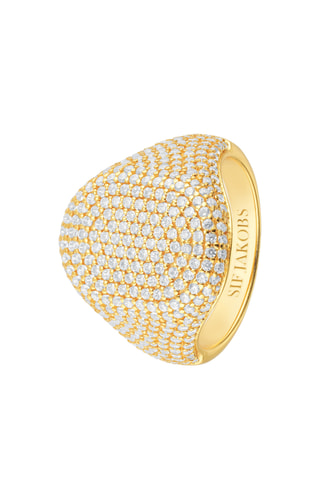 Ring - Zilver Doublé Geelgoud