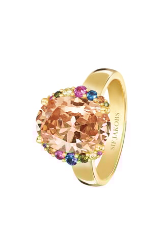 Ring - Zilver Doublé Geelgoud