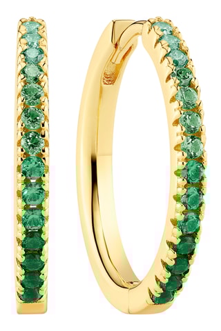 Argolas - Prata banhada a ouro amarelo