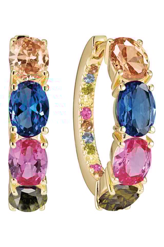 Argolas - Prata banhada a ouro amarelo