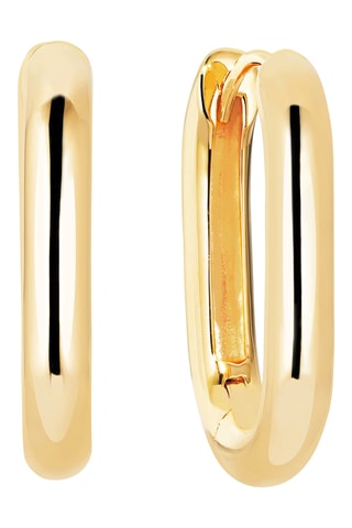 Creolen - Zilver Doublé Geelgoud