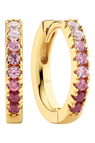 Argolas - Prata banhada a ouro amarelo