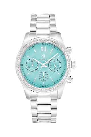 Doublé Zilver Quartz Horloge - Chronograaf