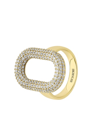 Ring - Zilver Doublé Geelgoud