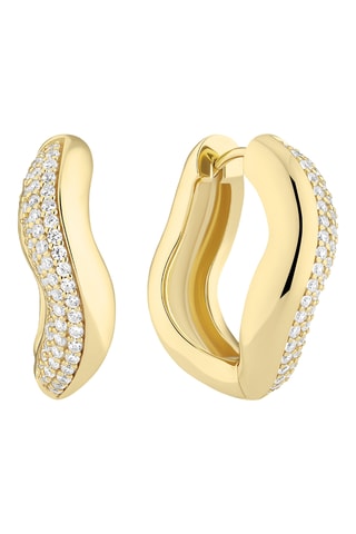 Argolas - Prata banhada a ouro amarelo