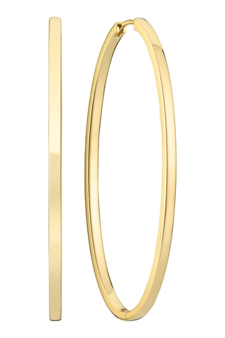 Argolas - Prata banhada a ouro amarelo