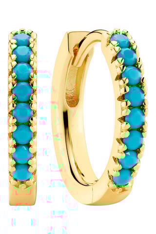 Argolas - Prata banhada a ouro amarelo